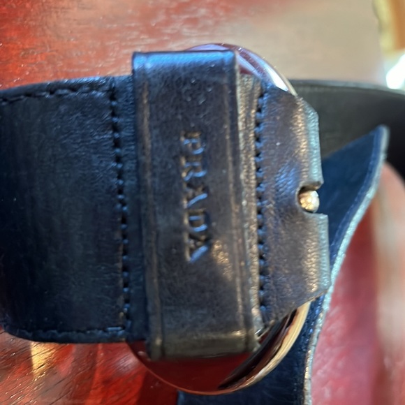 Vintage Black Prada Belt